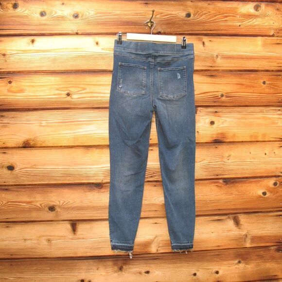 NWT Spanx Raw Hem Pull On Stretch Jeans - Picture 7 of 11
